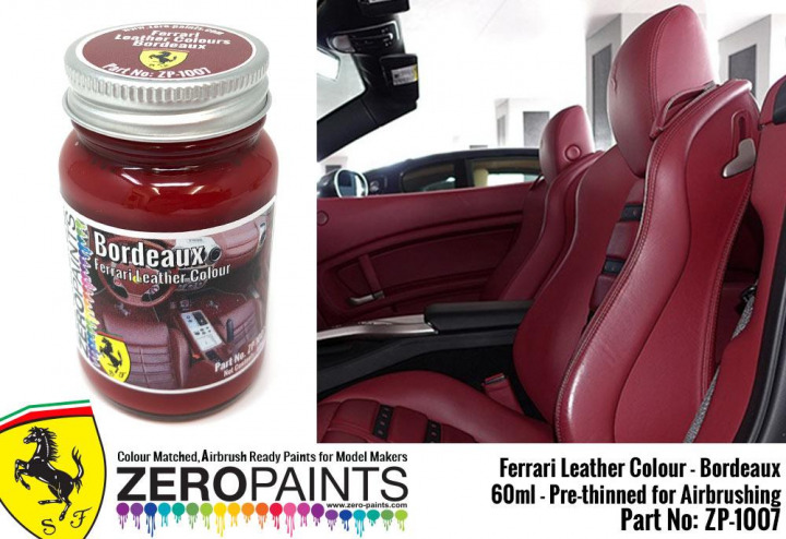 Boxart Ferrari Leather Colours Bordeaux  Zero Paints