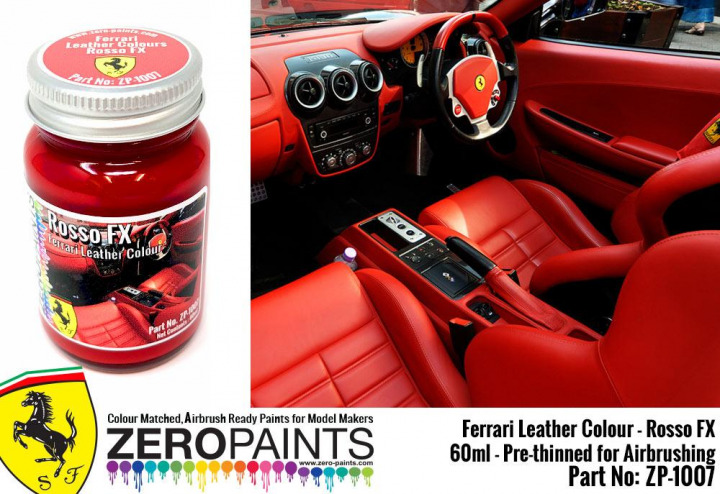 Boxart Ferrari Leather Colours Rosso FX  Zero Paints