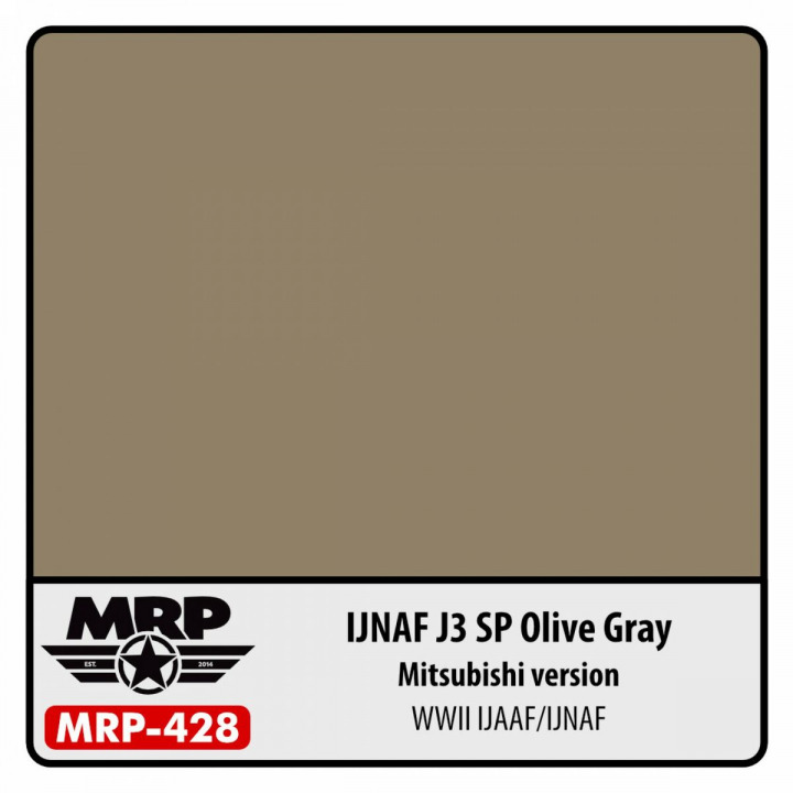 Boxart IJNAF J3 SP Olive Gray (Mitsubishi Special Paint) (WWII)  MR.Paint