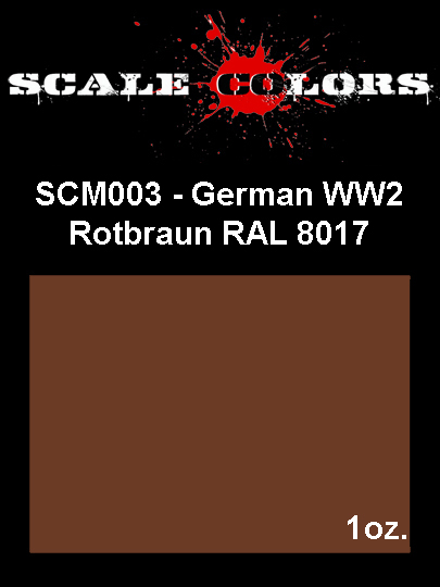 Boxart Panzer Rotbraun RAL 8017 SCM003 Scale Colors