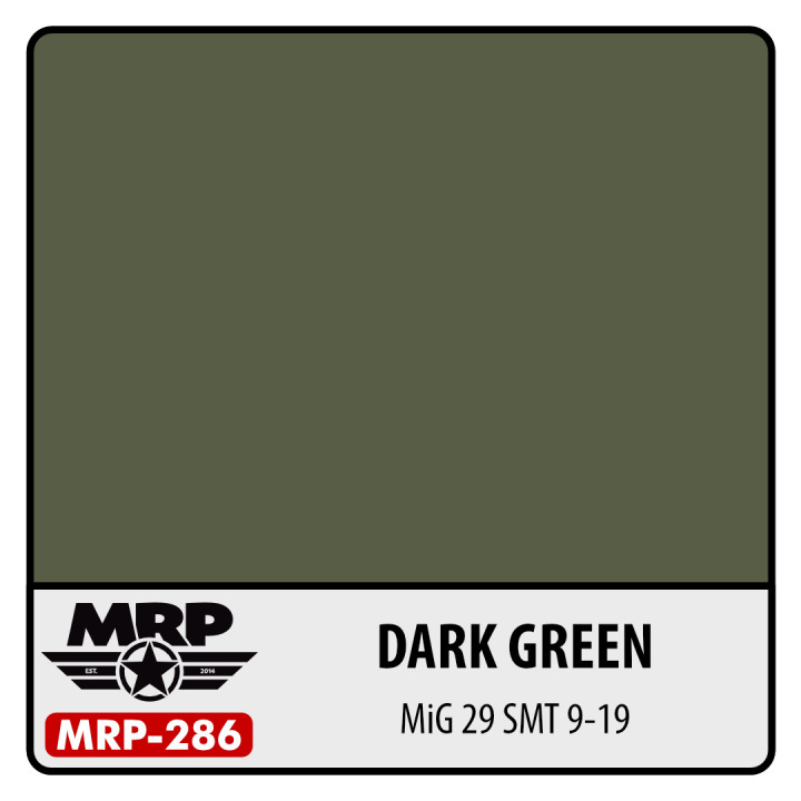Boxart Dark Green (MiG-29 SMT 9-19)  MR.Paint