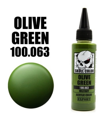Boxart Olive Green 063 Skull Color Military