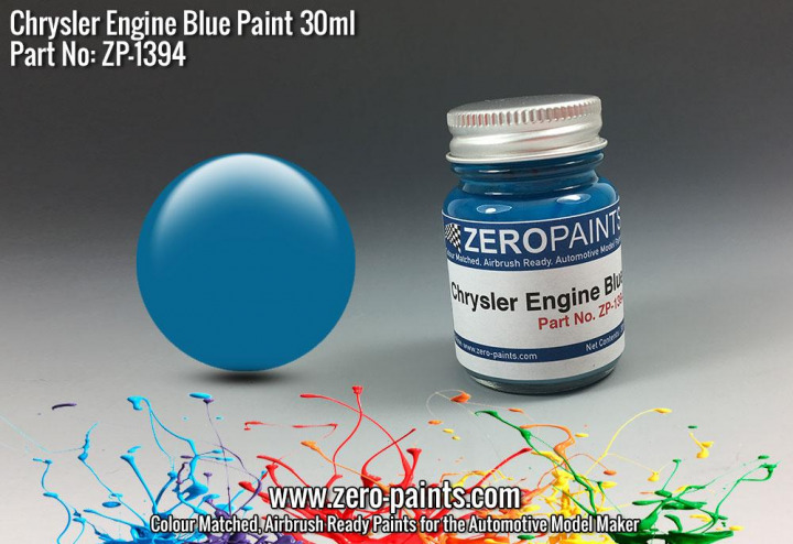 Boxart Chrysler Engine Blue  Zero Paints