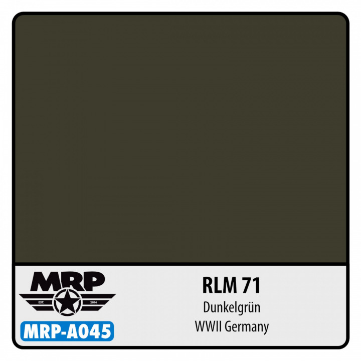 Boxart RLM 71 Dunkelgrun - WWII Germany  MR.Paint