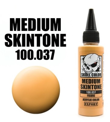 Boxart Medium Skintone 037 Skull Color Figure