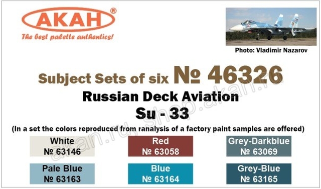 Boxart Russian Deck Aviation, Su-33  Akah