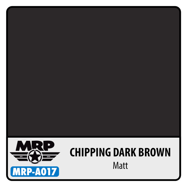 Boxart Chipping Dark Brown Matt  MR.Paint