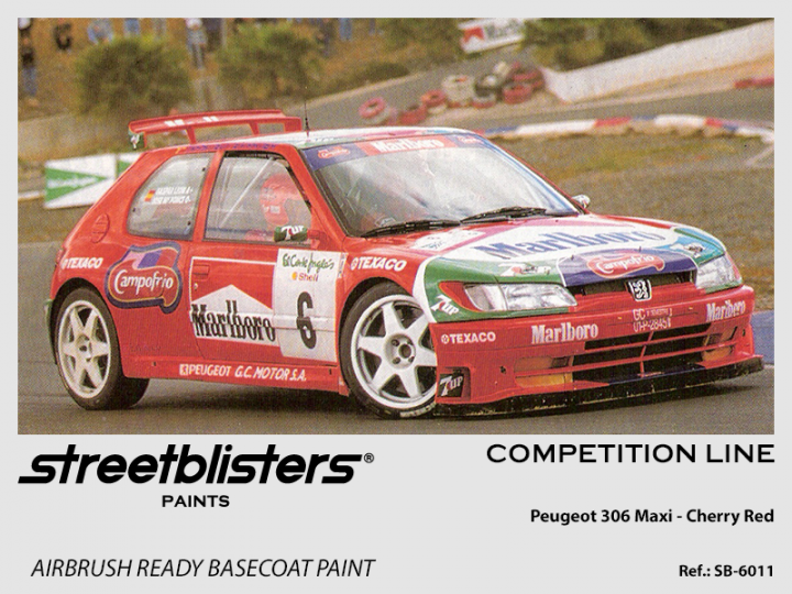 Boxart Peugeot 306 Maxi Cherry Red  StreetBlisters Paints