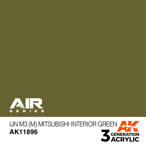 Boxart IJN M3 (M) Mitsubishi Interior Green  AK 3rd Generation - Air