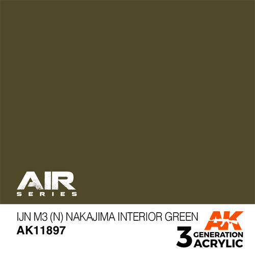 Boxart IJN M3 (N) Nakajima Interior Green  AK 3rd Generation - Air