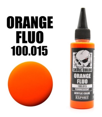 Boxart Orange Fluo 015 Skull Color Fluorescent