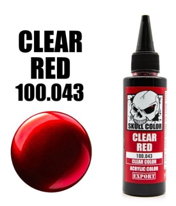 Boxart Clear Red 043 Skull Color Clear