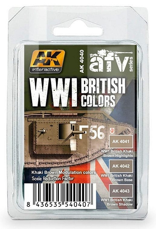 Boxart WWI British Colors AK 4040 AK Interactive