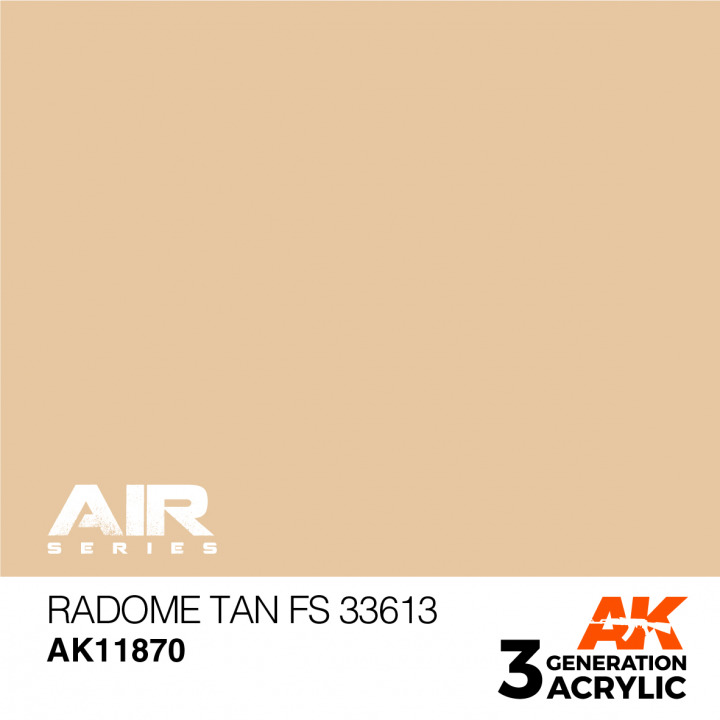 Boxart Radome Tan FS33613  AK 3rd Generation - Air
