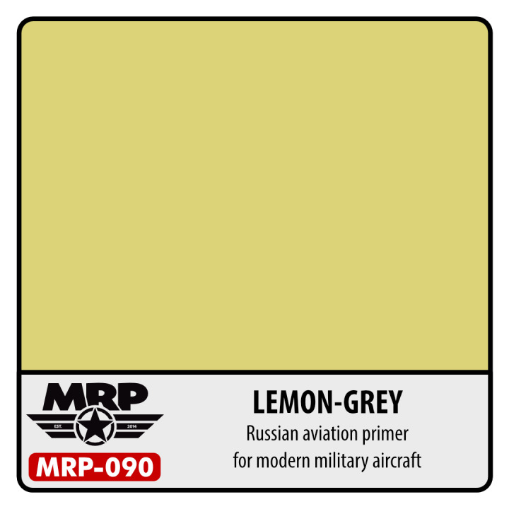 Boxart Lemon Grey (russian aviation primer)  MR.Paint