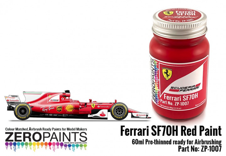 Boxart Ferrari SF70H Red Paint 60ml  Zero Paints