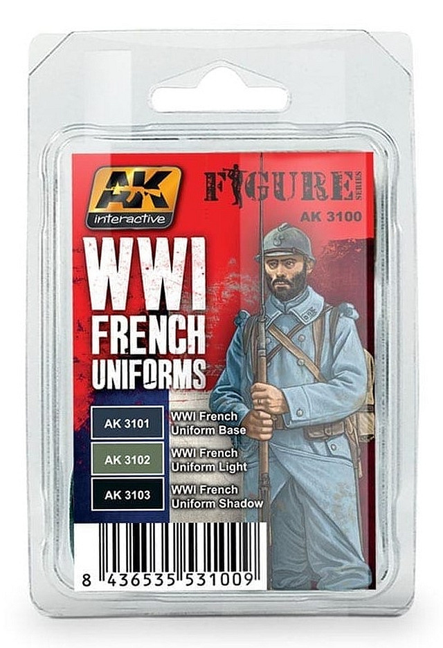 Boxart WWI French Uniforms AK 3100 AK Interactive