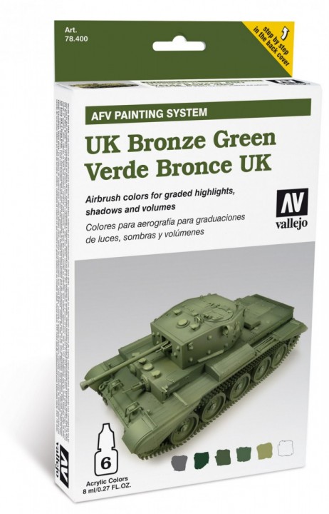 Boxart UK Bronze Green 78.407 Vallejo Model Air