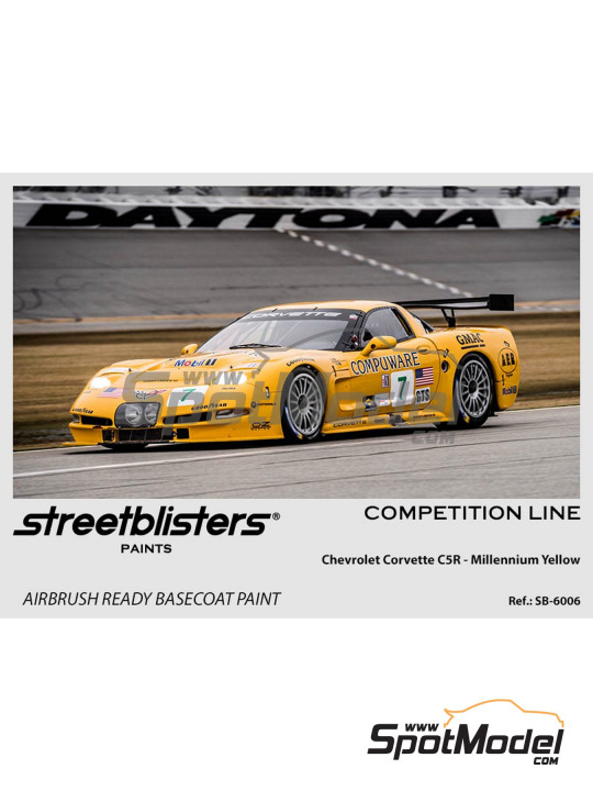 Boxart Chevrolet Millennium Yellow (C5R from 2000 to 2007)  StreetBlisters Paints
