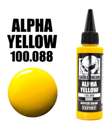 Boxart Alpha Yellow Gloss 088 Skull Color Gloss
