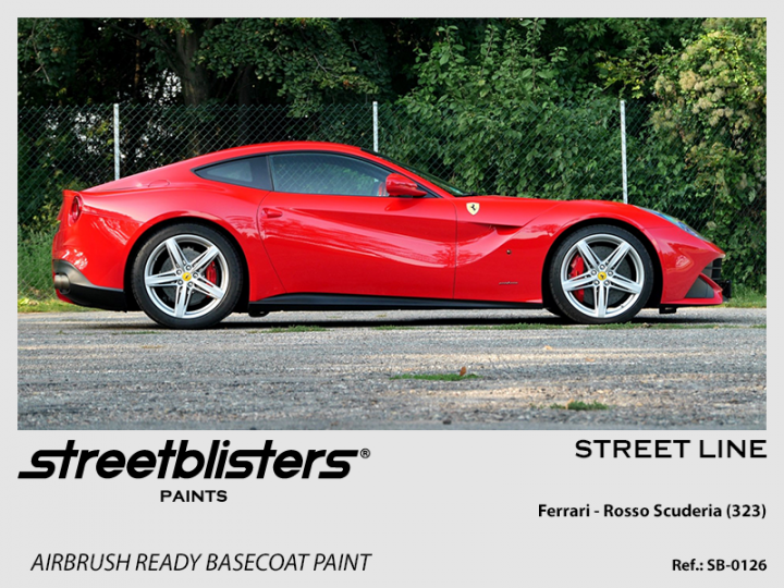 Boxart Ferrari Rosso Scuderia (323)  StreetBlisters Paints