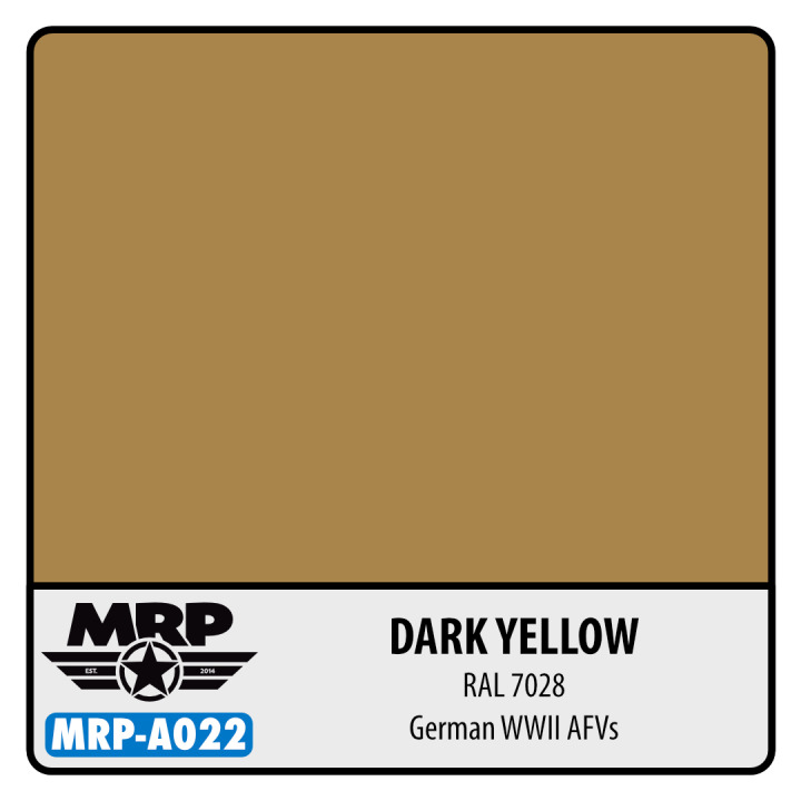 Boxart Dark Yellow RAL 7028 - German WWII AFV's  MR.Paint