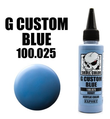 Boxart G Custom Blue 025 Skull Color Robot
