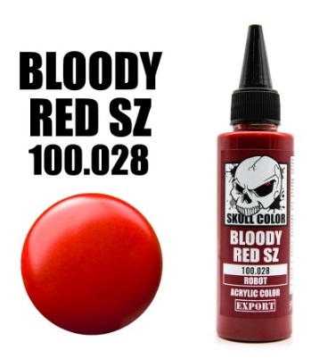 Boxart Bloody Red SZ 028 Skull Color Robot