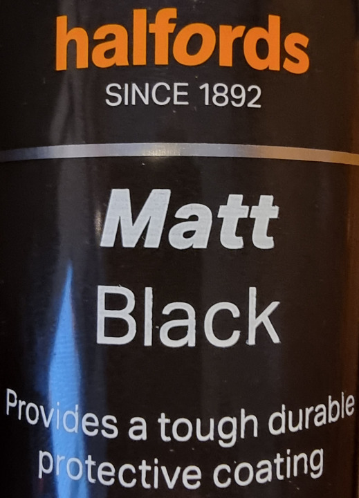 Boxart Matt Black 451583 Halfords
