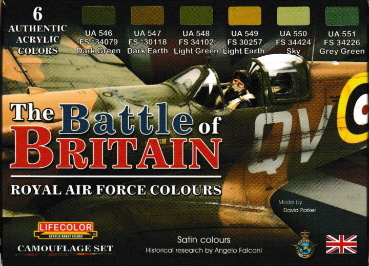Boxart The Battle Of Britain Royal Air Force Colours CS35 Lifecolor