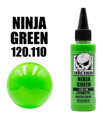Boxart Ninja Green 110 Skull Color Automotive