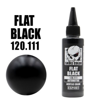 Boxart Flat Black 111 Skull Color Automotive
