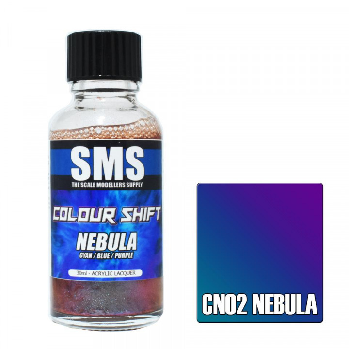 Boxart Colour Shift - NEBULA (CYAN / BLUE / PURPLE) CN02 SMS