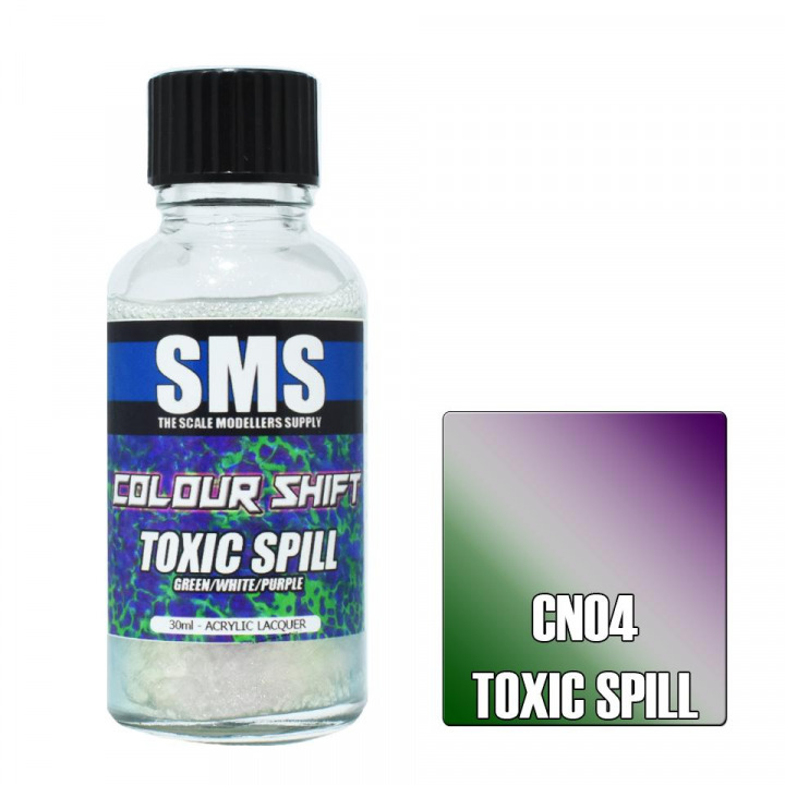 Boxart Colour Shift - CHAMELEON TOXIC SPILL (GREEN/WHITE/PURPLE) CN04 SMS