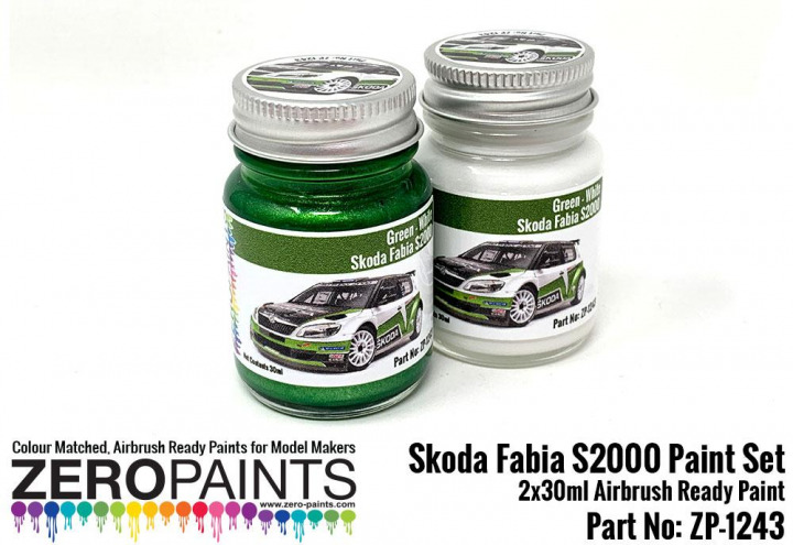 Boxart Skoda Fabia S2000 Green  Zero Paints
