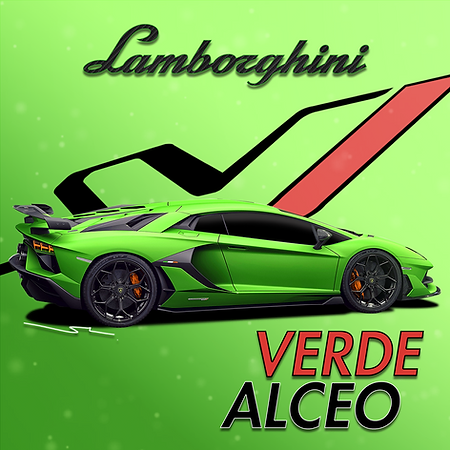 Boxart Lamborghini Verde Alceo  Splash Paints