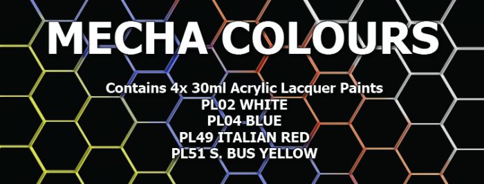 Boxart MECHA Colour Set - (PL02, PL04, PL49, PL51) SET01 SMS