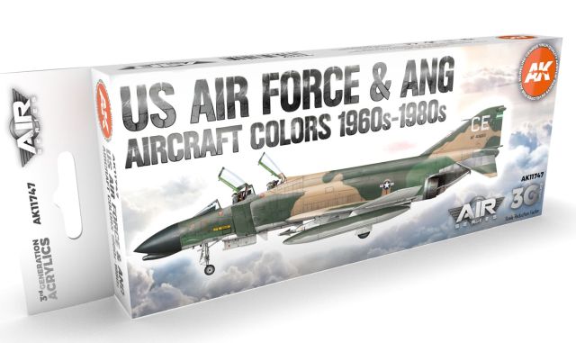 Boxart US Air Force & ANG Aircraft 1960s-1980s  AK 3rd Generation - Air