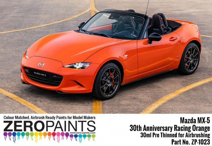 Boxart Mazda MX-5 30th Anniversary Racing Orange  Zero Paints