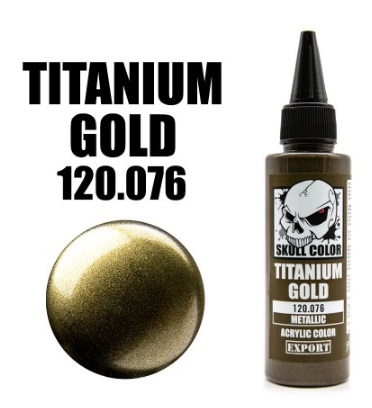 Boxart Titanium Gold 076 Skull Color Metallic