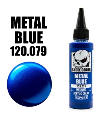 Boxart Metal Blue 079 Skull Color Metallic