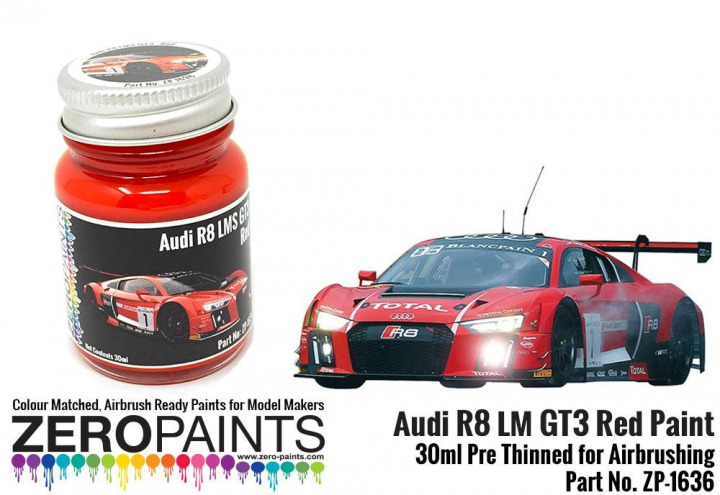 Boxart Audi R8 LM GT3 Red  Zero Paints