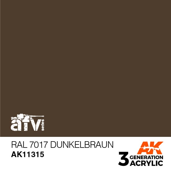 Boxart RAL 7017 Dunkelbraun  AK 3rd Generation - AFV