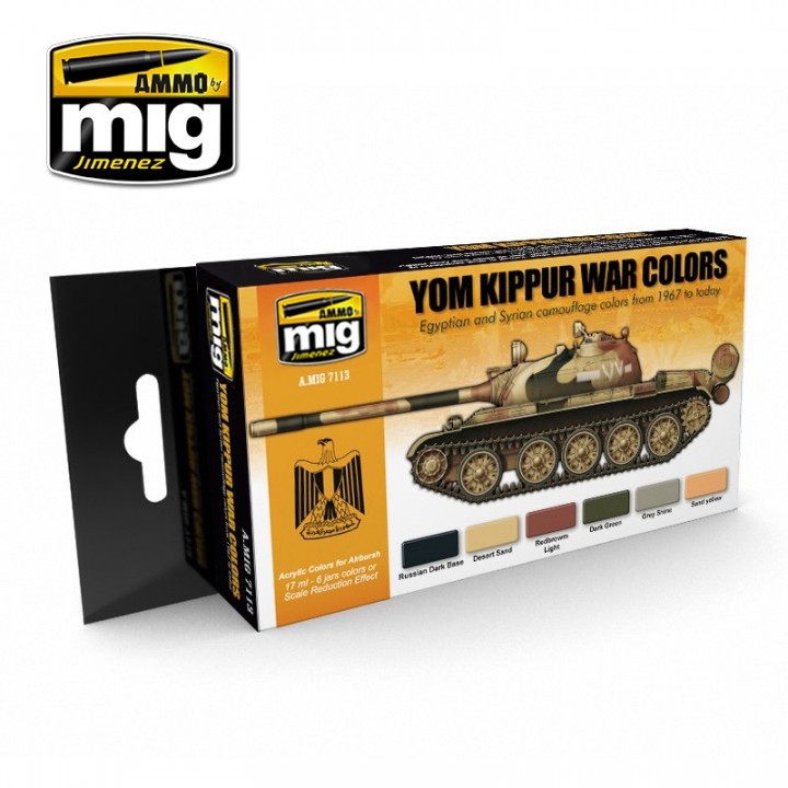 Boxart Yom Kippur War Colors  Ammo by Mig Jimenez