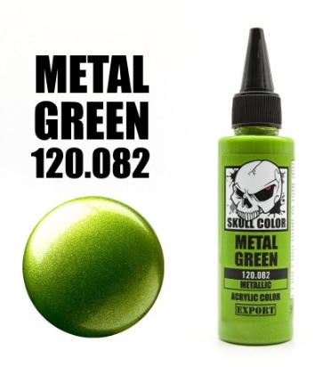 Boxart Metal Green 082 Skull Color Metallic