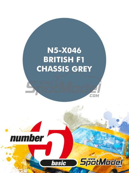 Boxart British F1 Chassis Grey  Number Five