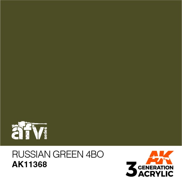 Boxart Russian Green 4BO  AK 3rd Generation - AFV