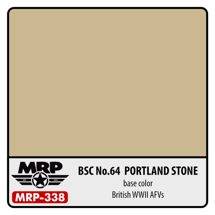 Boxart BSC No.64 Portland Stone (British WWII AFV) (Base Colour)  MR.Paint