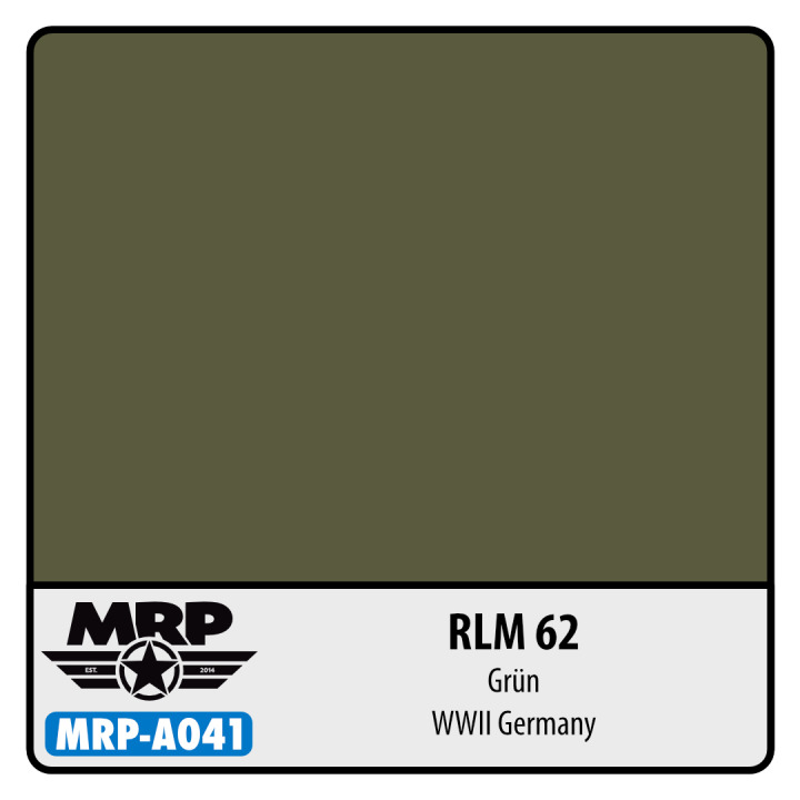 Boxart RLM 62 Grun - WWII Germany 04/2018 MR.Paint