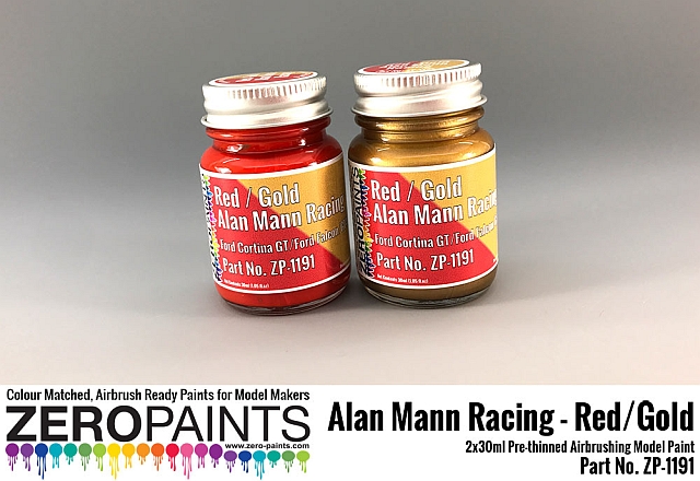 Boxart Alan Mann Racing Red/Gold ZP-1191 Zero Paints